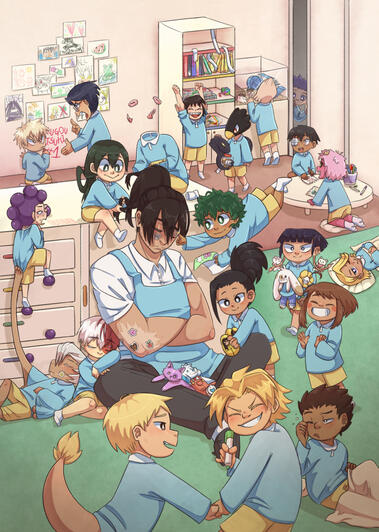 "My Hero Babysitters" Zine Piece