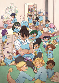 "My Hero Babysitters" Zine Piece